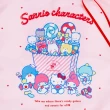 【小禮堂】Sanrio大集合 尼龍直式帆布側背袋《粉》手提袋.肩背袋.夢幻糖果店系列