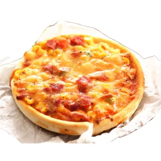 【上野物產】五吋牽絲素食圓披薩30片