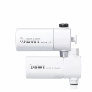 【BWT 德國倍世】SLIM SHOWER 美肌純淨沐浴器 + SLIM TAP 龍頭淨水器(廚衛淨水組合)