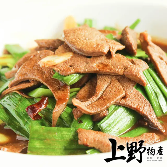 【上野物產】軟嫩麻油粉肝6包(300g±10%/包 豬肝 小菜 調理包 料理包)