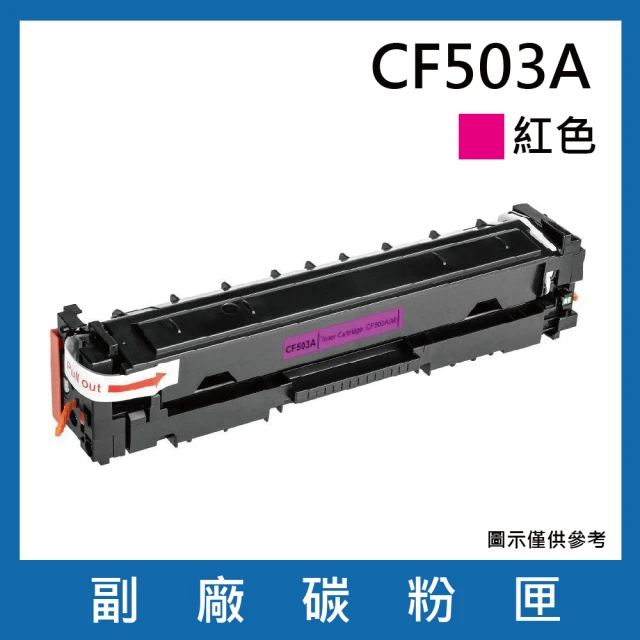 CF503A 副廠紅色碳粉匣(適用機型HP Color LaserJet Pro M254dn dw nw / MFP M280nw / M281cdw fdn fdw)