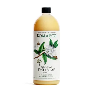 【澳洲科菈 KOALA ECO】光澤洗碗精  補充瓶1000ml｜檸檬尤加利＆柑橘(無毒/天然/洗碗精/護手)