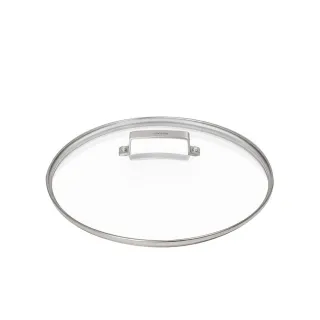【西班牙valira薇拉】頂級系列24cm玻璃不鏽鋼手把鍋蓋(平底鍋玻璃不鏽鋼鍋蓋)