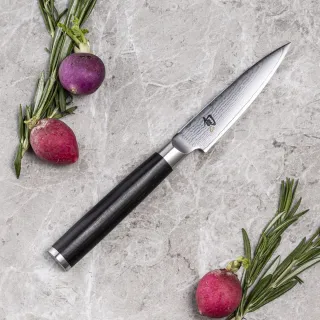 【KAI 貝印】旬 Shun Classic 日本製高碳鋼水果刀9cm DM-0700(水果刀 萬能廚刀 菜刀 三德刀 萬用刀)
