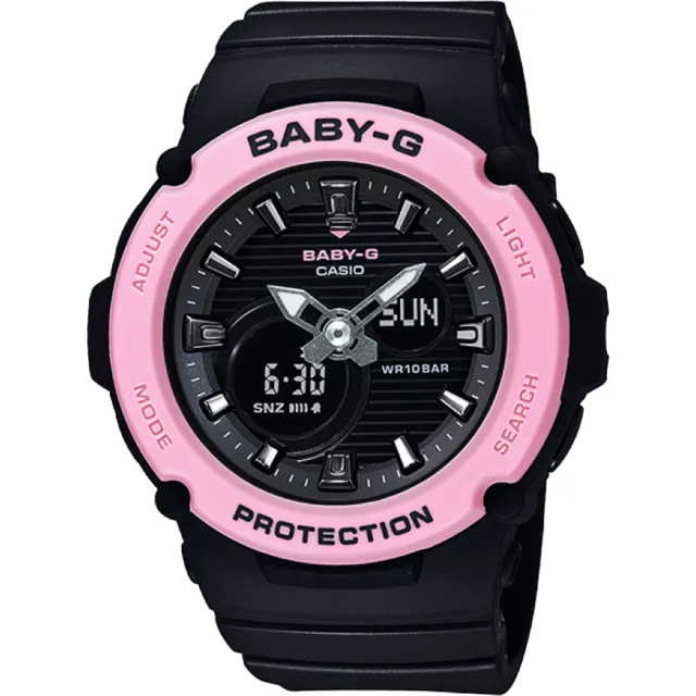 【CASIO 卡西歐】Baby-G 果凍甜心手錶 開學(BGA-270-1A)