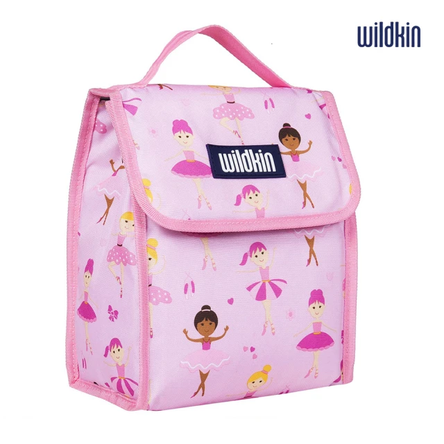 【Wildkin】直立式午餐袋/便當袋/保溫袋(55901 芭蕾舞女孩)