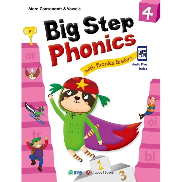 Big Step Phonics with Phonics Readers 4（課本+練習本+線上資源） | 拾書所