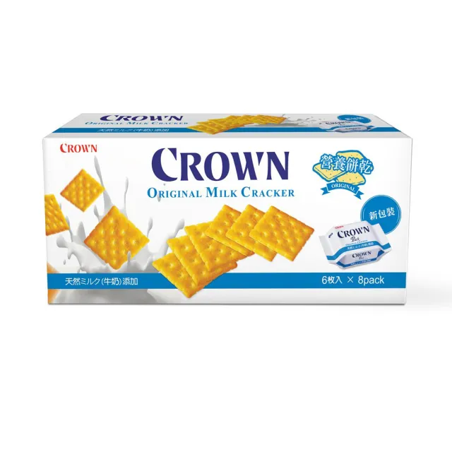 【CROWN 皇冠】原味營養餅乾(200g)