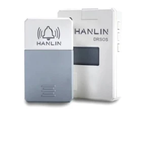 【HANLIN】遠距無線門鈴求救鈴 按鈕防雨(免裝電池)