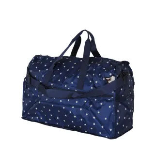 【HAPI+TAS】日本原廠授權 大摺疊旅行袋 深藍躲貓貓(H0004/旅行袋/ 摺疊收納袋/購物袋)