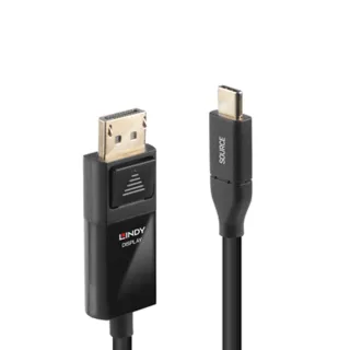 【LINDY 林帝】主動式 USB3.1 Type-C to DisplayPort HDR 轉接線 2m 43302