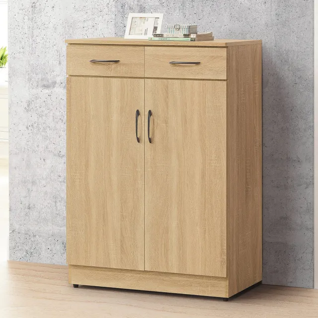 【MUNA 家居】鋼刷橡木2.7尺鞋櫃176另有淺灰橡木色(鞋櫃 櫥櫃 收納)