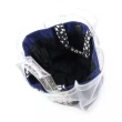 【mis zapatos】碎花和服 透明可拆防水手提包-米色(B7081C-BE)
