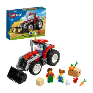 【LEGO 樂高】城市系列 60287 拖拉機(拖拉機 吊臂)