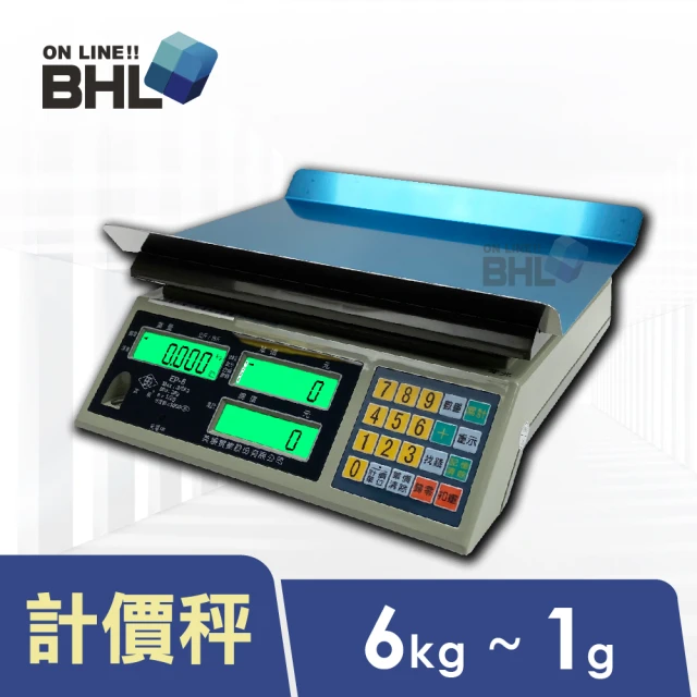 BHL 秉衡量 EXCELL英展 LCD夜光L型計價秤 EP-6K〔6kgx1g〕(英展高精度計價秤 EP-6K)