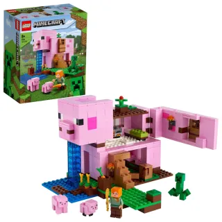 【LEGO 樂高】Minecraft 21170 The Pig House(冒險 角色扮演 麥塊)
