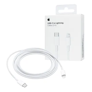 【Apple 蘋果】原廠USB-C 對 Lightning連接線 2公尺 (MQGH2ZA/A)