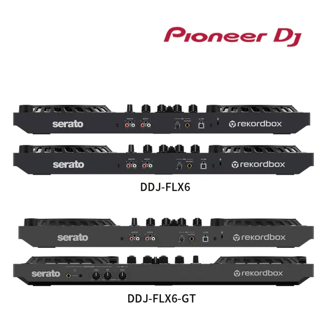 【Pioneer DJ】DDJ-FLX6 雙軟體四軌控制器-石墨黑(原廠公司貨)