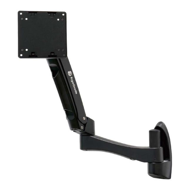 ErgoGrade EGATW20Q ErgoGrade EGATW20Q 單螢幕支架採用高強度鋁合金材質,淨重僅2.3kg,產品尺寸463 x 218 x 143 mm。支援國際VESA標準,黑色系設計,適用15吋至32吋螢幕,最大承載重量2~10kg。提供穩定桌夾式安裝,適合辦公室與家用,提升 ergonomic 人體工學體驗,空間節省又靈活調整。
