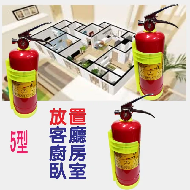 【中科佳庭】滅火劑紅瓶5型(HFC-227ea 高效能潔淨氣體 滅火劑 非滅火劑 環保)
