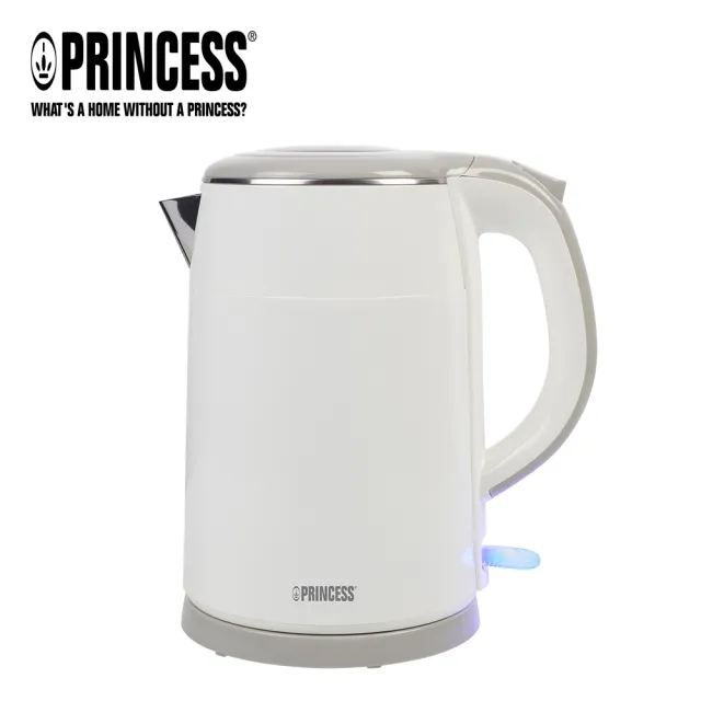 【PRINCESS 荷蘭公主】1.5L不鏽鋼雙層防燙快煮壺(236070)