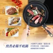 【Tefal 特福】法國製左岸雅廚系列28CM不沾鍋平底鍋+玻璃蓋(電磁爐適用)