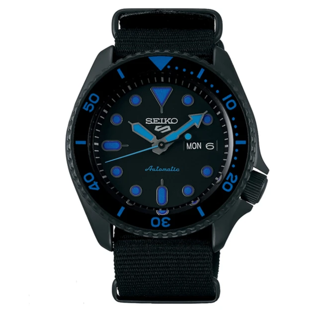 SEIKO 精工 5號機械sport系列4R36不鏽鋼錶帶款