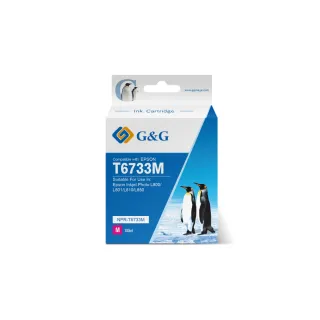 【G&G】for EPSON T673300/100ml 紅色相容連供墨水(適用 L800 / L1800 / L805)