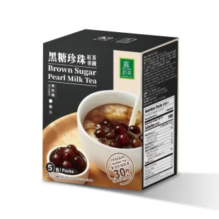 【歐可茶葉】真奶茶-黑糖珍珠紅茶拿鐵x1盒(72gx5包/盒)