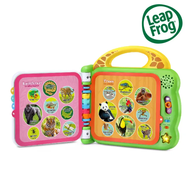【LeapFrog】100單字動物互動認知圖鑑(有12種學習主題和超過100個單字)