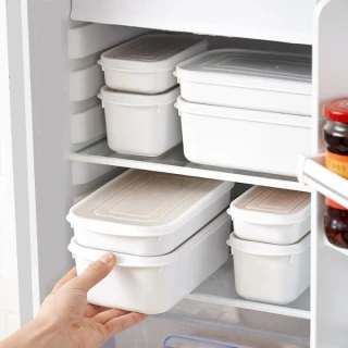 【Dagebeno荷生活】日式PP可微波密封保鮮盒 冰箱收納分類整理盒(700ML)