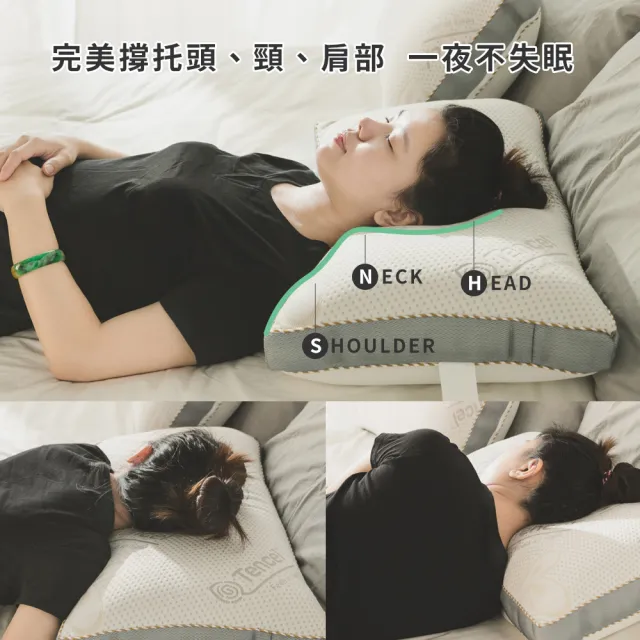 【絲薇諾】MIT環繞透氣神氣枕/獨立筒枕(2入組)
