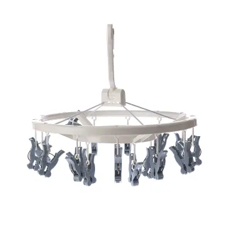 【特力屋】Home Zone 圓型秒收曬衣夾18夾 