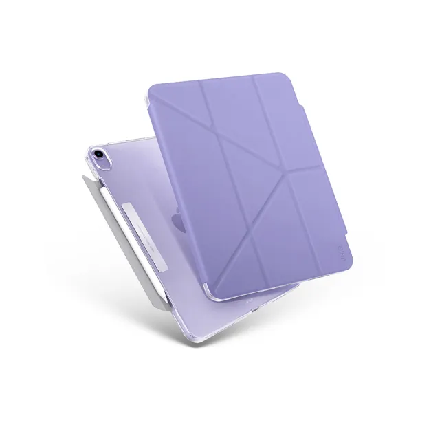 【UNIQ】iPad Air 5/4 10.9吋 Camden 抗菌磁吸設計支架多功能透明保護套