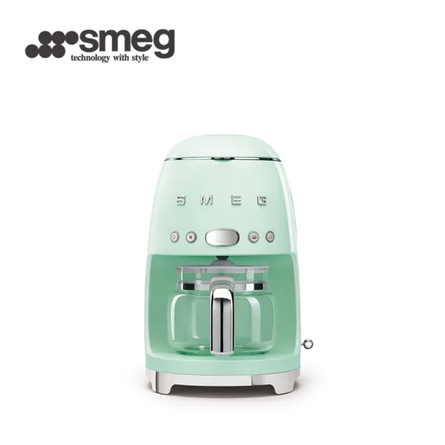 【SMEG】義大利濾滴式咖啡機-粉綠色(DCF02PGUS)