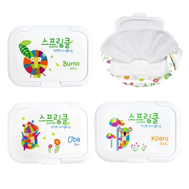 【韓國Sprinkle】重複使用濕紙巾蓋一組3入(韓國製造 環保)