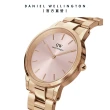 【Daniel Wellington】DW 手錶  Iconic Link Pink  28mm/32mm柔光粉精鋼錶(DW00100370)