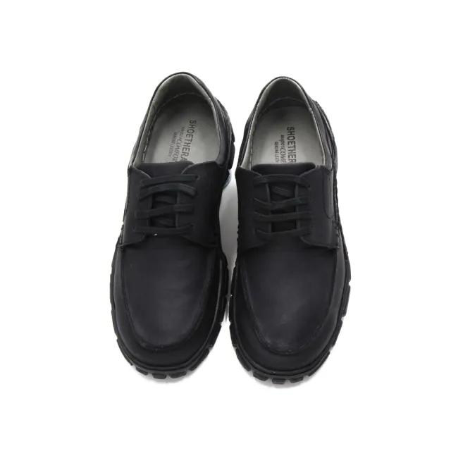 【SAPATOTERAPIA】巴西天然刷色增高皮鞋 男鞋(黑)