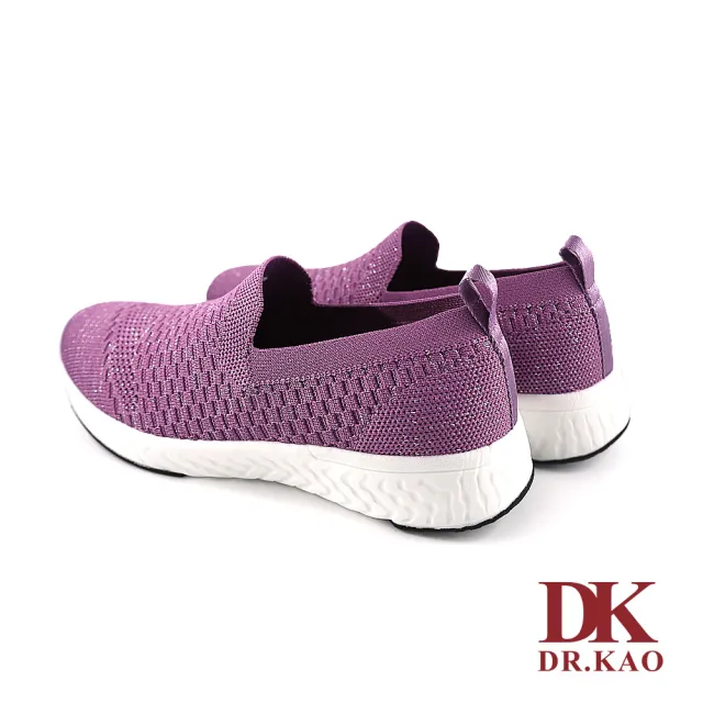 【DK 高博士】懶人飛織氣墊鞋73-1170-19淺紫