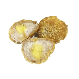 【上野物產】米其林排隊小吃 蛋黃芋丸 8包 共80顆(270g±10%/10顆/包)