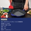 【AMERCOOK】LE PLURIEL II 28cm方型鑄鐵煎鍋(煎鍋/炒鍋/不挑爐具/不粘鍋/牛排鍋)