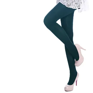 【Eloidy 艾若娣】200D彩色彈性褲襪-土耳其藍-2雙(厚地保暖)