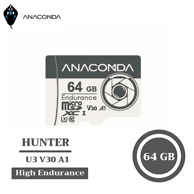 【ANACOMDA 巨蟒】Hunter 64GB SD CARD