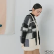 【MO-BO】NEW LOOK經典格紋針織外套(外套)