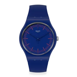 【SWATCH】New Gent 原創系列手錶 BLUENRED 瑞士錶 錶(41mm)