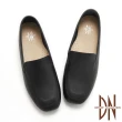 【DN】休閒鞋_MIT真皮素面縫線造型平底鞋(黑)