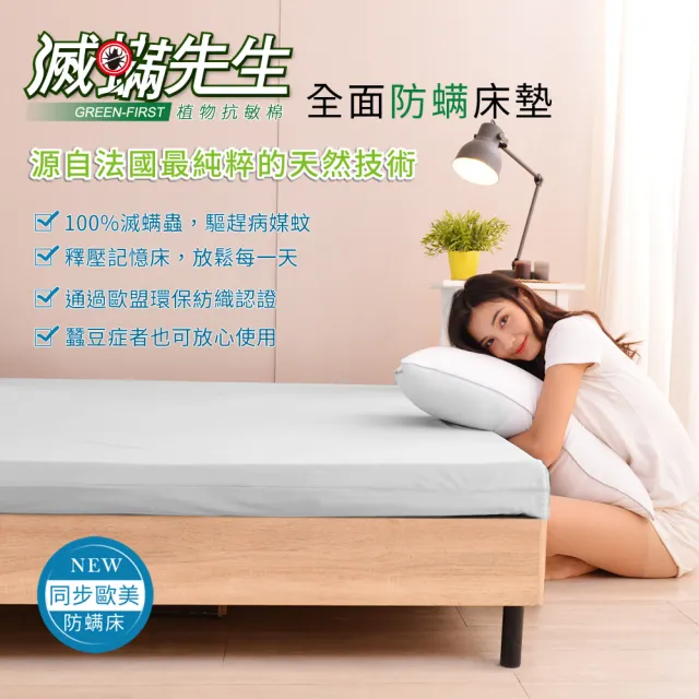 【LooCa】單人3尺 法國防蹣11cm記憶床墊90x188cm-送枕X1｜宿舍床墊推薦