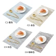 【EZlife】歐式防水耐磨隔熱餐桌墊(2片組)
