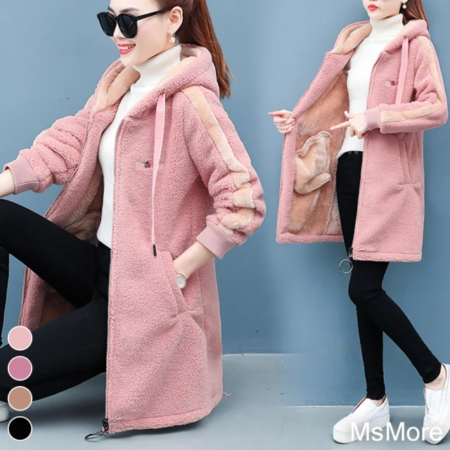 CUMAR 花型線條車線鋪棉長袖外套(粉 卡)好評推薦