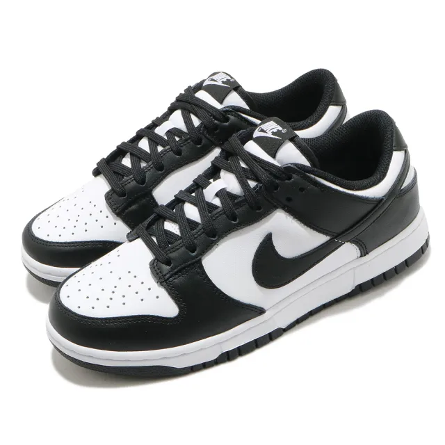 【NIKE 耐吉】休閒鞋 熊貓 Dunk Low 女鞋 復刻 Black 黑 白(DD1503-101)